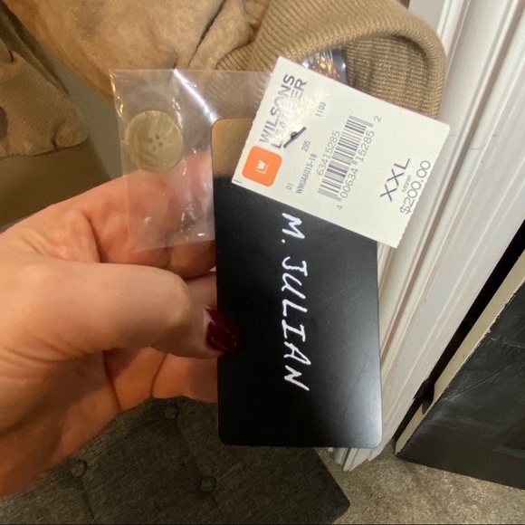 M. Julian for Wilson Leather Bomber Jacket Sz XXL - Picture 4 of 7